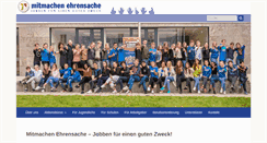 Desktop Screenshot of mitmachen-ehrensache.de